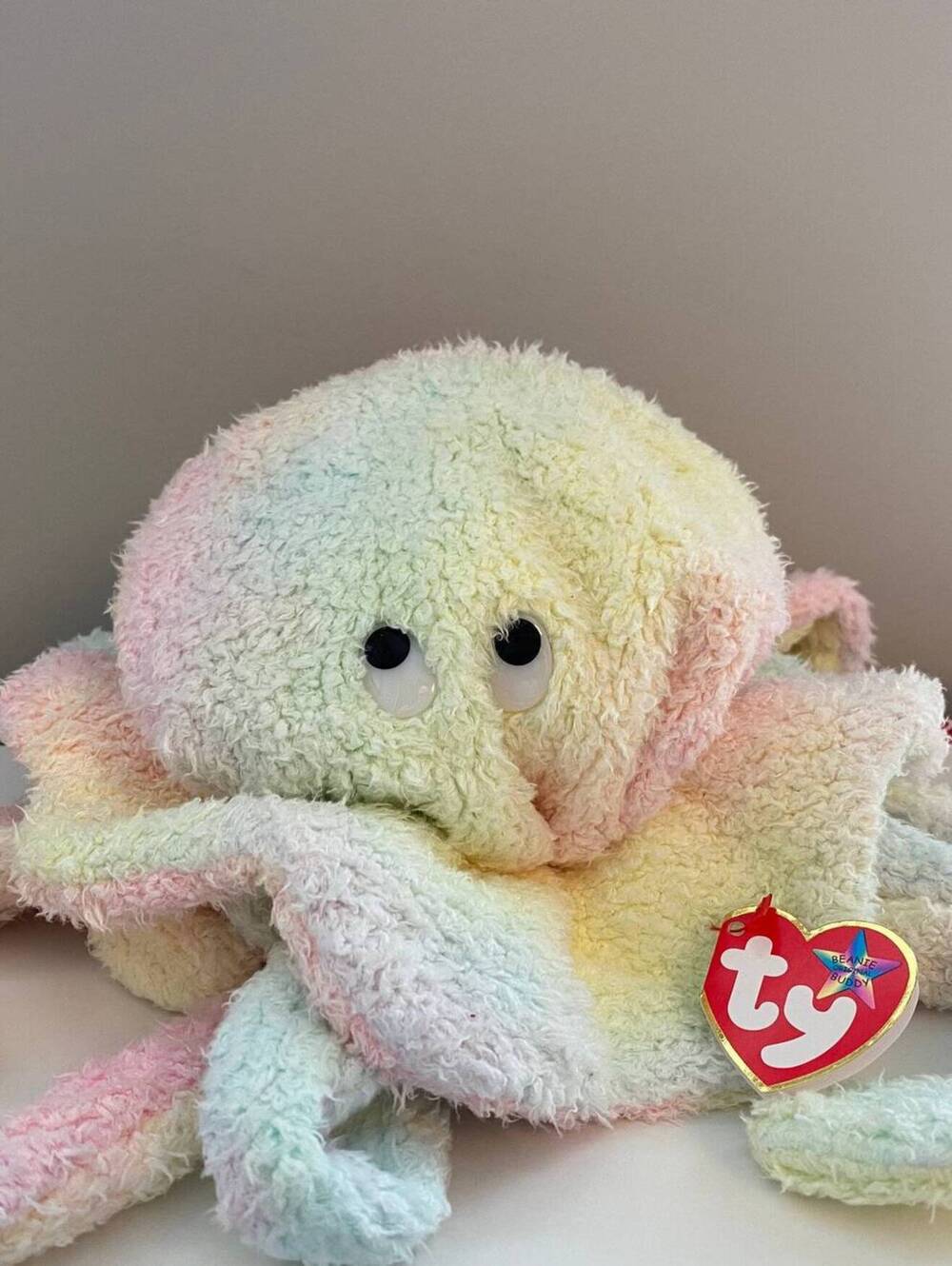 Ty Beanie Buddy “Goochy” the Tie Dye Jellyfish - Exact Colouring Varies